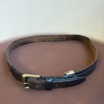 다크 브라운 가죽 벨트 2.8cm x 97cm