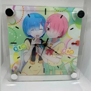 리제로 렘 라무 아크릴 시계