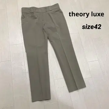 띠어리 루스 피치 스킨 스트레치 슬림 팬츠 42 일본제