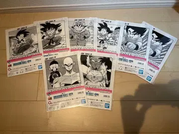 제일복권 드래곤볼 40th G상 코믹스 클리어 파일 8장 세트