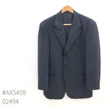 니브릭 테일러드 자켓 모 100% 사이드 벤트 다크 네이비 91A5