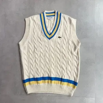 LACOSTE 라코스테 V넥 테니스 베스트 XL