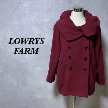 로리즈팜 코트 숄카라 더블 보르도 2691