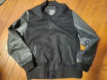 Gap 가죽 바시티 자켓 M 블랙