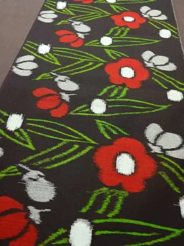 목화 무늬 옷감