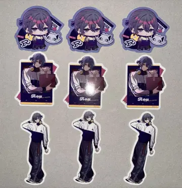 랜덤 스티커 코야나기 로우