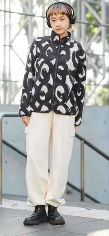 마리메꼬 x 유니클로 플리스 여성용 M