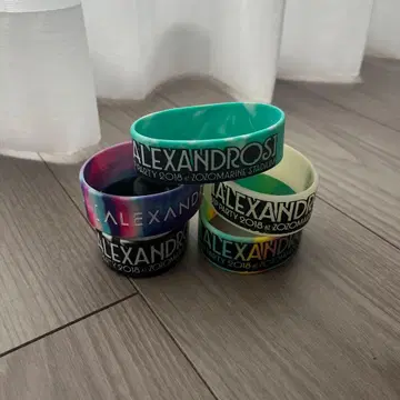 ALEXANDROS 러버 밴드 4개 세트