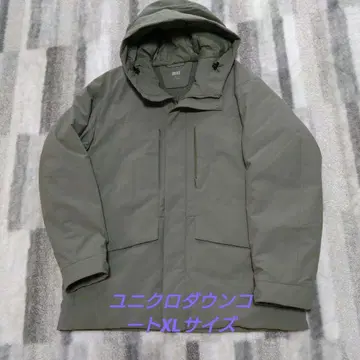 UNIQLO 다운 자켓 XL 사이즈 올리브 그린