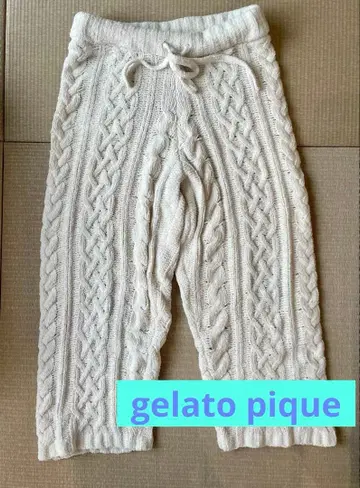 젤라또피케 케이블 니트 룸웨어