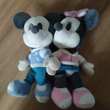 미키 & 미니 경품 페어 봉제 인형 미사용품