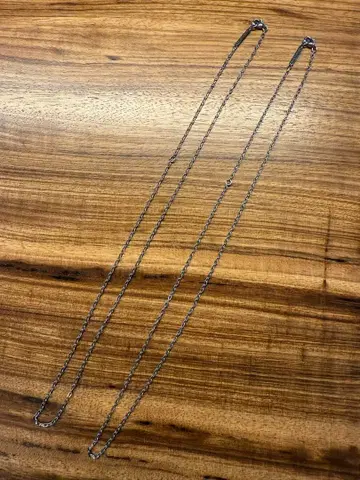 새상품 STAR JEWELRY 스틸 체인 목걸이 2개