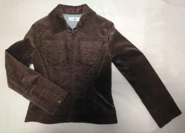 브라운 지퍼 자켓