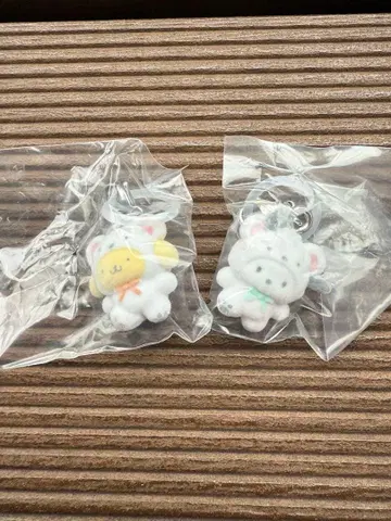 산리오 메지루시 액세서리 후와후와 스노우 포차코 푸딩