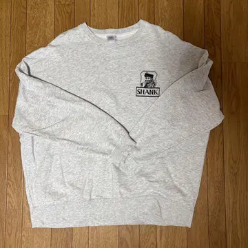 SHANK 크루넥 맨투맨 L 그레이