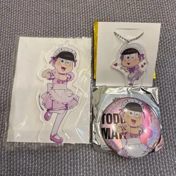 토도마츠 빅 아크릴 키링 아크링 키링 캔뱃지 축제ver 오소마츠 6쌍둥이