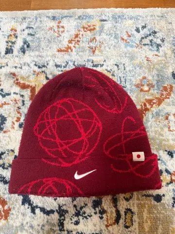 NIKE 나이키 비니 일본 국기 레드