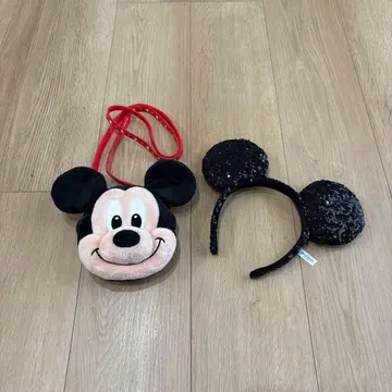 미키 스팽글 머리띠 디즈니