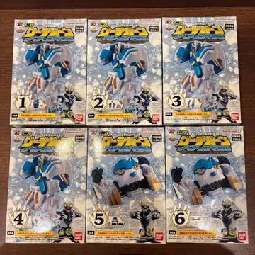 새상품 미니 프라 구데반&베어쿠마 50 전 6종 세트 반다이