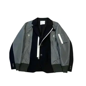 SACAI Suiting x Nylon Twill 자켓