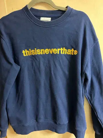 thisisneverthat 네이비 맨투맨 네바자