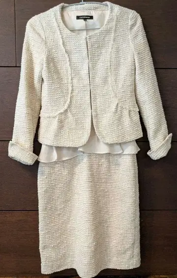 LAUTREAMONT 트위드 자켓 원피스 세트