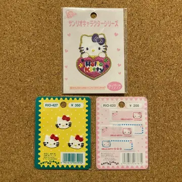 헬로키티 아플리케 3개 세트