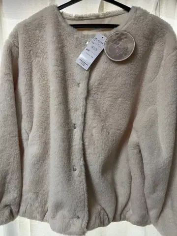 퍼 블루종(tal.by yumi) L 사이즈 새상품!