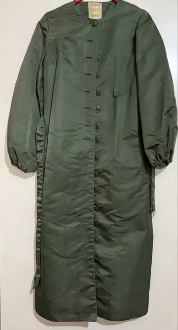 yab-yum 올리브 그린 롱 코트 벨트 포함