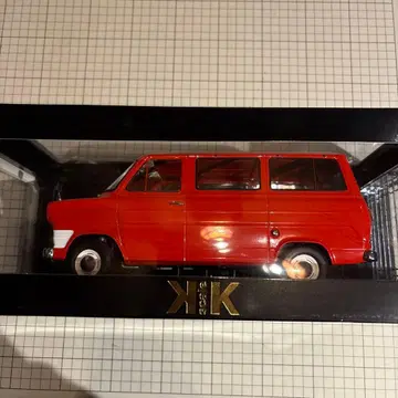 K K스케일: FORD transit bus 1:18 RED