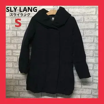 SLY LANG 다운 자켓 코트 여성용 사이즈 1 네이비