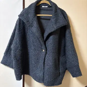 다크 그레이 플리스 자켓 S 사이즈