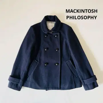 매킨토시 필로소피 호두 단추 울 코트