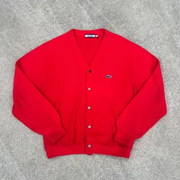 라코스테 LACOSTE 가디건 파랑 악어 80s 70s