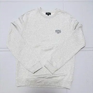A.P.C. 그레이 로고 트레이닝복 L