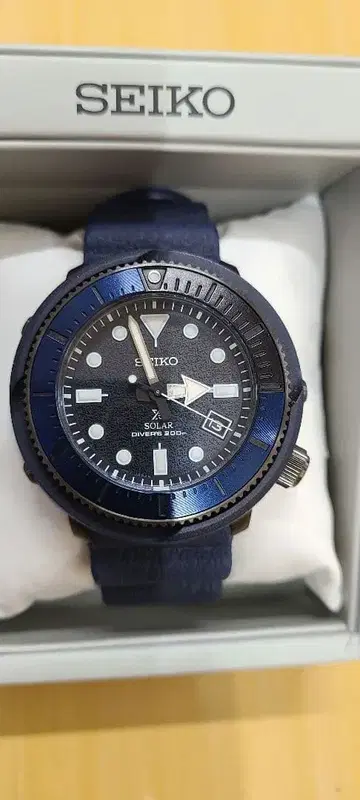 세이코 프로스펙스 솔라 다이버 워치 튜나캔