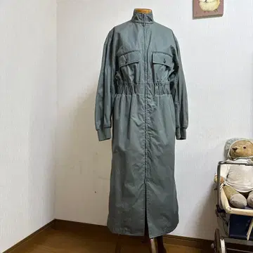 loeff 롱 원피스 코트 ma1