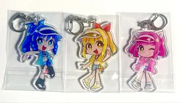 바다 이야기 아크릴 키링 3개 세트