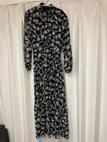 JEANASIS 플로럴 프린트 롱 원피스