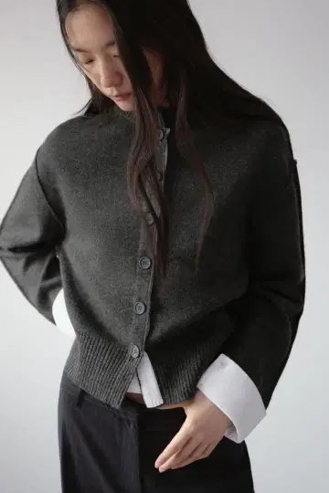 ZARA 콤비 니트 가디건