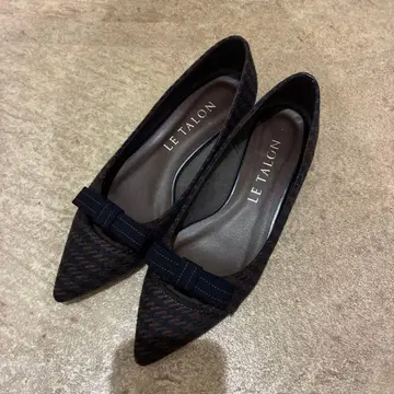 LE TALON 펌프스 네이비 브라운