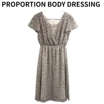 PROPORTION BODY DRESSING 도트 무늬 원피스