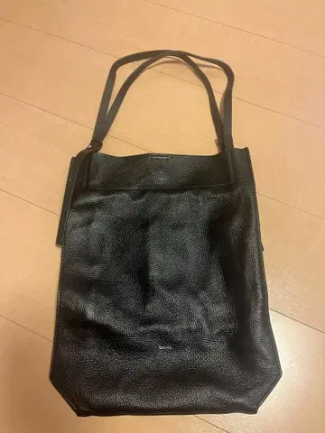 [ BEAURE ] 밴드 포함 A4 세로형 토트 천연 가죽 (블랙)