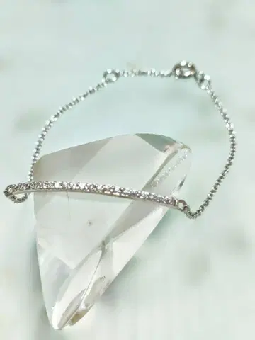 5617#1113 실버 925 지르코니아 라인 바 팔찌 1112