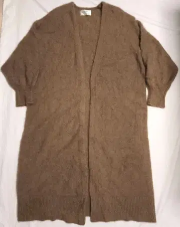 thint by 어반 리서치 도어스 모헤어 롱 가디건 브라운