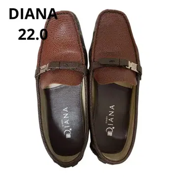 다이애나 브라운 로퍼 익명 배송 22.0cm