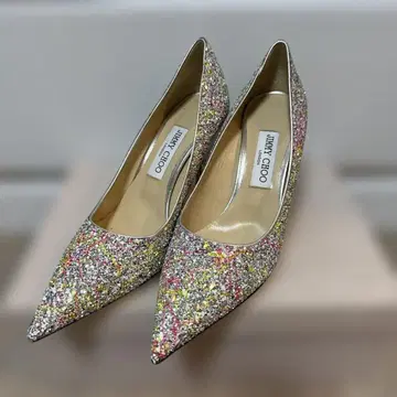 JIMMY CHOO 글리터 펌프스 39.5