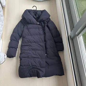 새상품급 플라스테 네이비 다운 코트