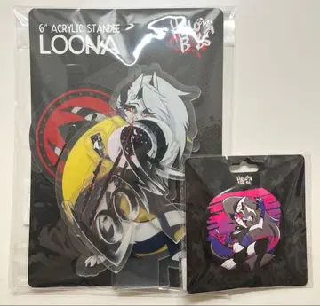 헬바보스 루나 아크릴 스탠드 캔뱃지