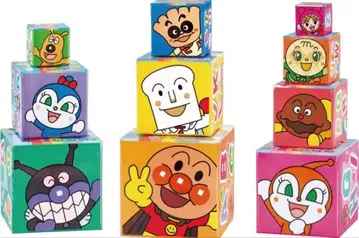 호빵맨 천재뇌 쌓아서 넣는 아이우에오 큐브